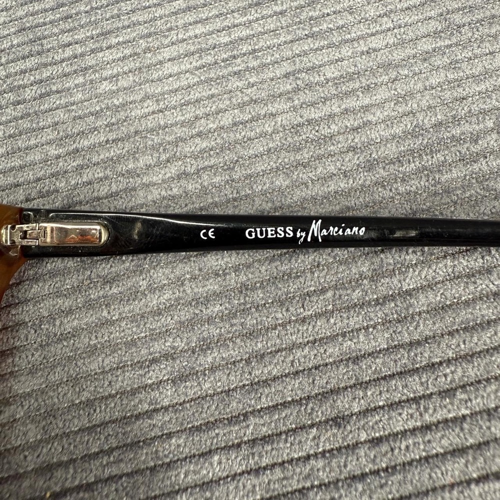 Guess by Marciano GM 133 BLKAM Cat Eye Eyeglasses Frames Black Y2K Crystal - Picture 3 of 9